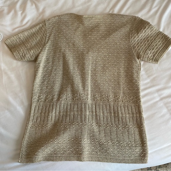 Vintage knit button up top - Picture 3 of 4